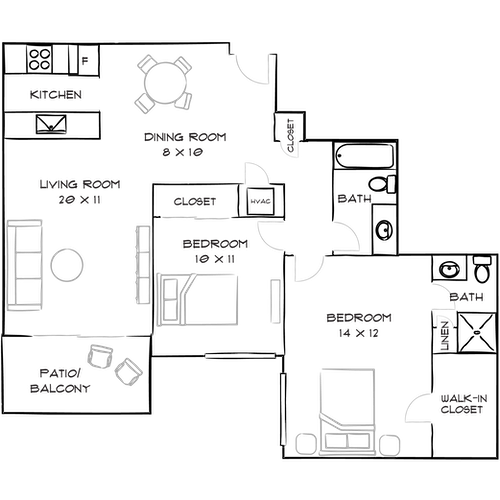 Furnished Diagram